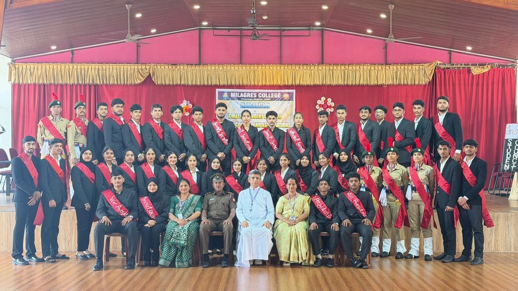 Milagres College Marks Inauguration of Student Council, Add-on Courses and Associations.