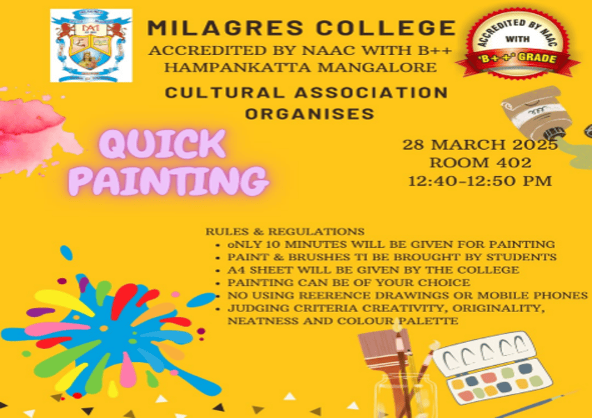 Report on Quick painting Competition