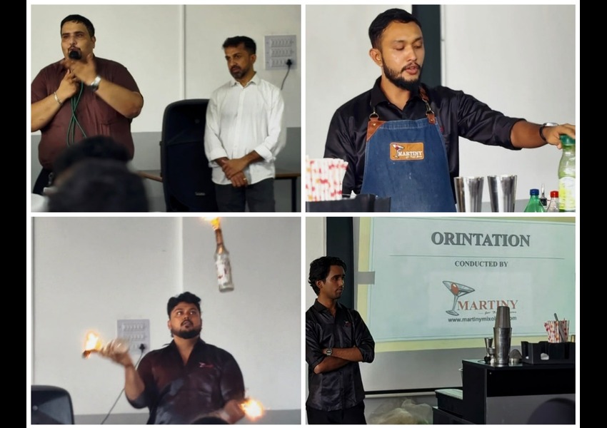 WORKSHOP ON “BARTENDING – MIXOLOGY AND FLARING”