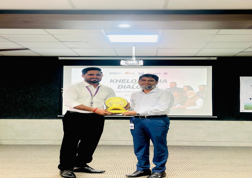 MY Bharat – National Sports Day 2026 – Khelo India Samvaad programme at Yenepoya Pharmacy College & Research Centre